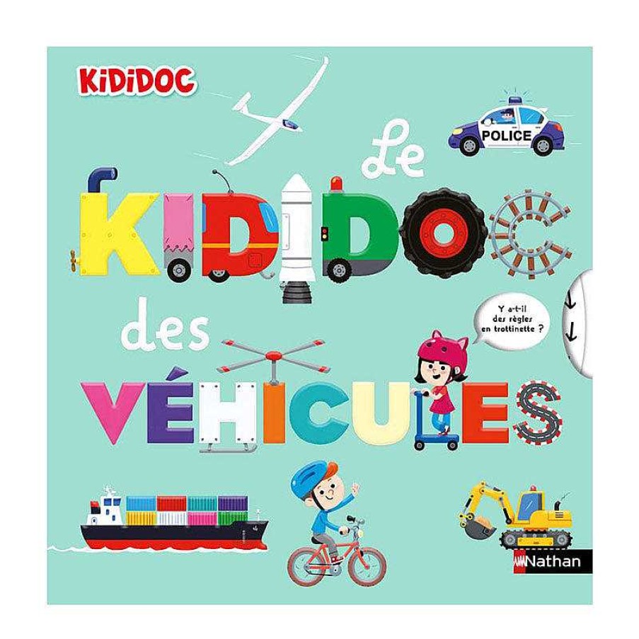 Lifestyle Nathan Livres Pour Enfants | Livre - Le Kididoc Des V Hicules