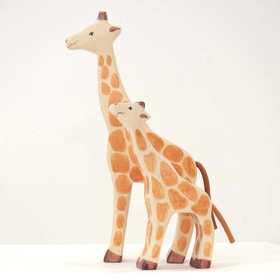 Kids Holztiger Figurines | Figurine En Bois - Petite Girafe