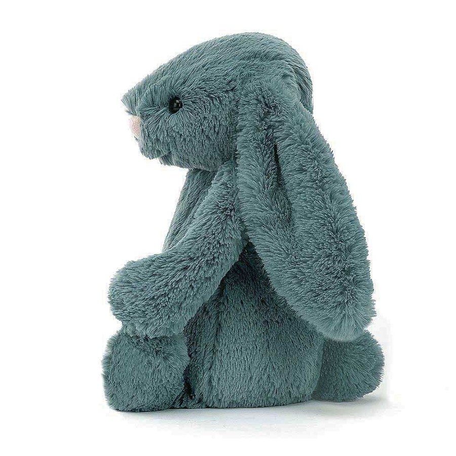 Kids Jellycat Doudous & Peluches | Jellycat Bashful Bunny - Dusky Blue Small