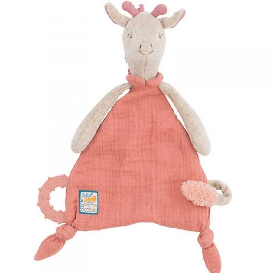 Kids Moulin Roty Doudous & Peluches | Doudou Attache-T Tine Girafe - Sous Mon Baobab