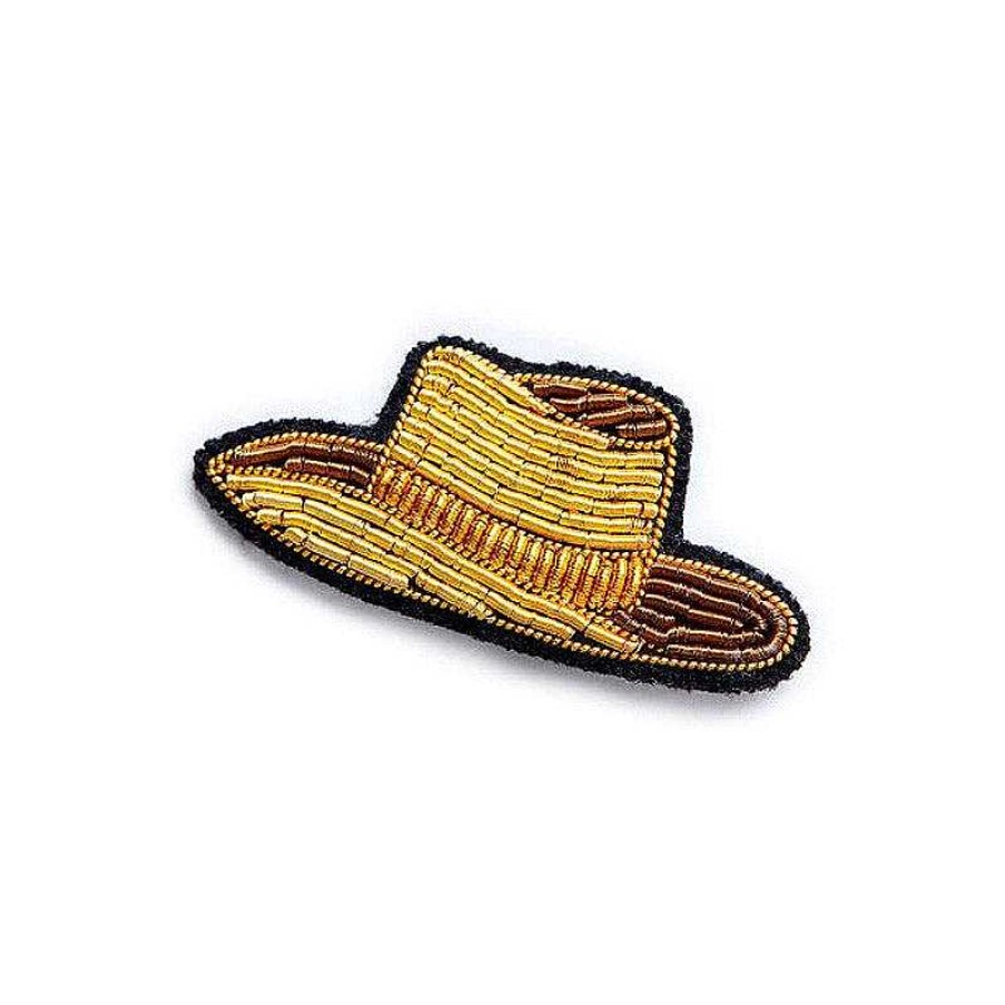 Femmes Macon et Lesquoy Broches & Pin'S | Broche Brod E - Chapeau De Cowboy