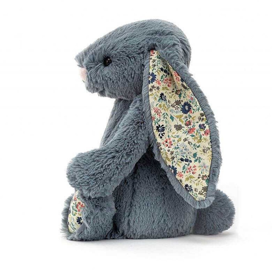 Kids Jellycat Doudous & Peluches | Jellycat Blossom - Lapin Bleu - Medium