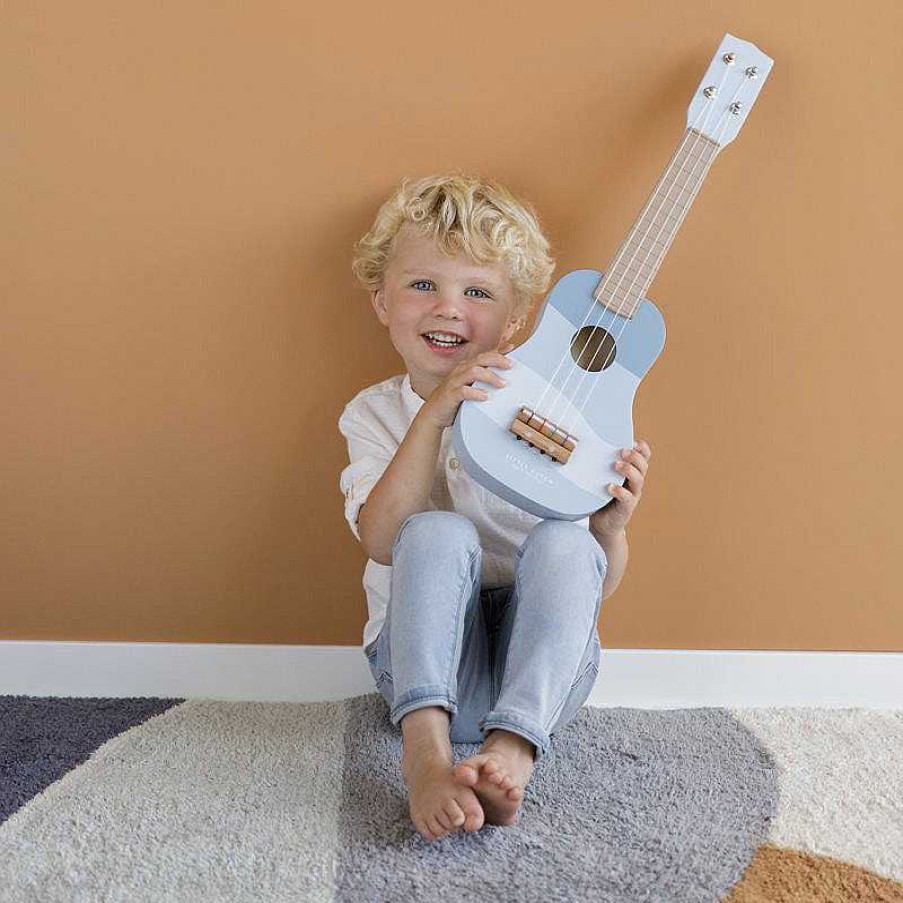 Kids Little Dutch Jouets Musicaux | Guitare En Bois - Bleu