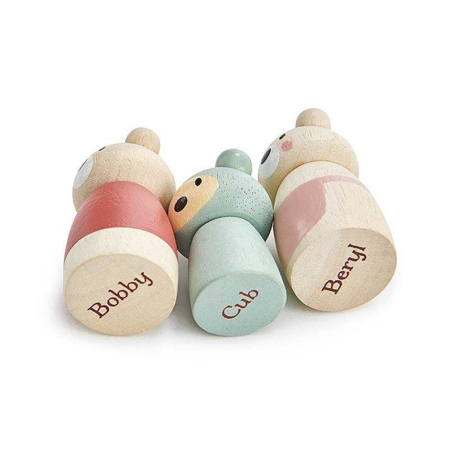 Kids Tender Leaf Jouets Co-Responsables | Figurines En Bois Famille Ours - Tender Leaf