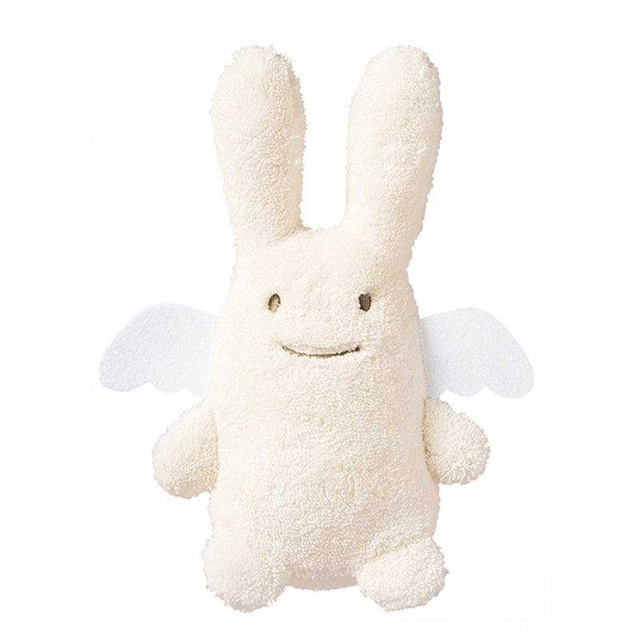 Kids Trousselier Hochets | Ange Lapin Doudou Avec Hochet - Ivoire