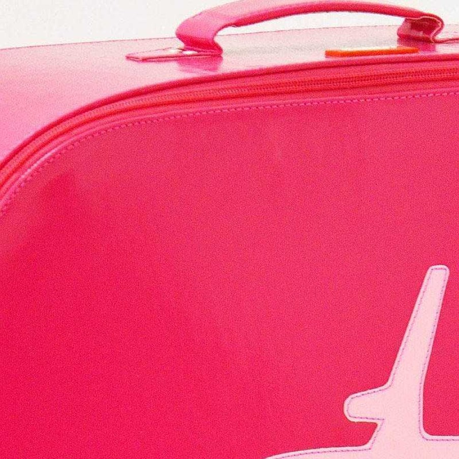 Kids Bakker Made With Love Valises | Valise Avion Vinyl - Fushia