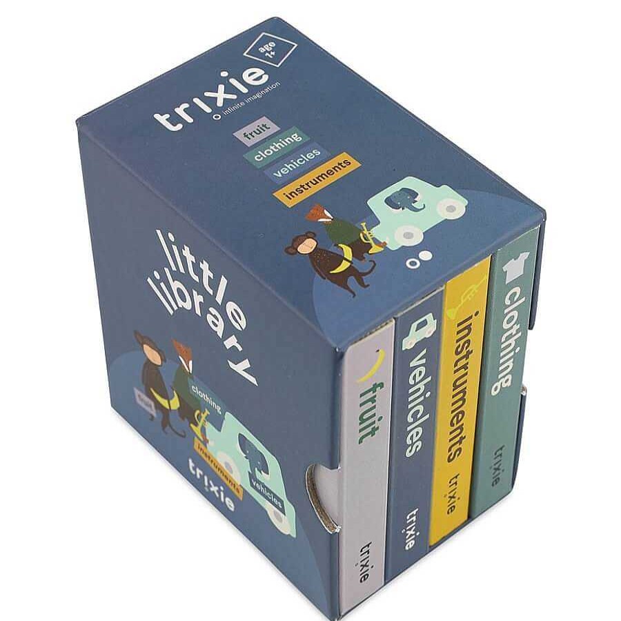 Lifestyle Trixie Baby Livres Pour Enfants | Coffret 4 Livres V Hicules - Petite Biblioth Que Trixie