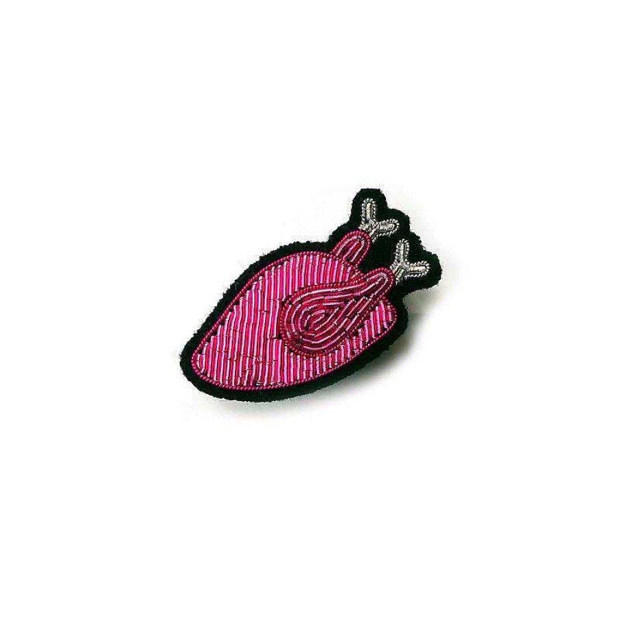 Femmes Macon et Lesquoy Broches & Pin'S | Broche Brod E - Poulet Rose