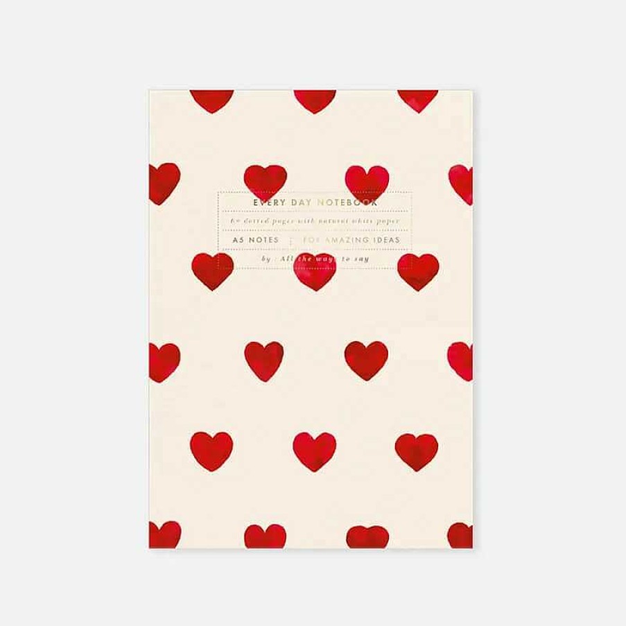 Lifestyle ALL THE WAYS TO SAY Carnets | Carnet A5 "Hearts" - All The Ways To Say