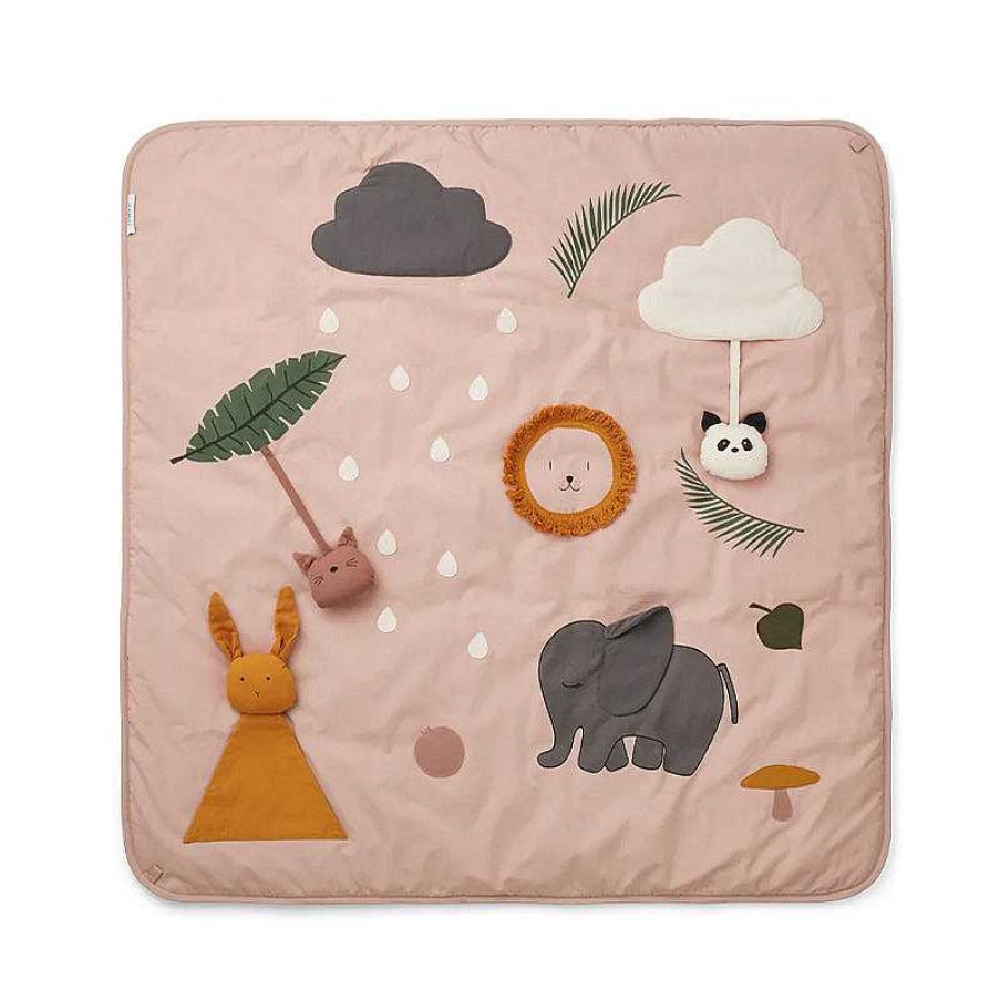 Kids Liewood Tapis De Jeu, D' Veil & Chambre Enfant | Tapis D' Veil Glenn - Rose