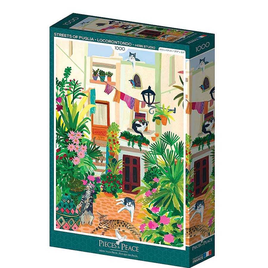 Kids Pieces & Peace Puzzles & Jeux De Soci T | Puzzle Streets Of Puglia - 1000 Pi Ces