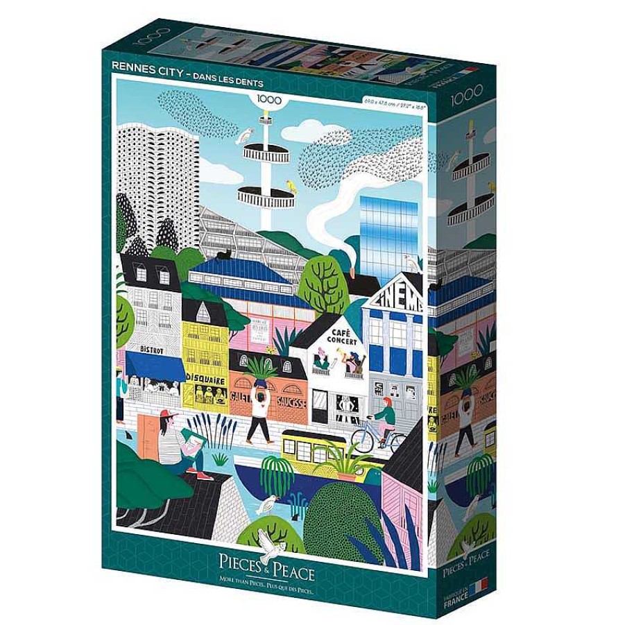 Lifestyle Pieces & Peace Puzzles | Puzzle Rennes - 1000 Pi Ces