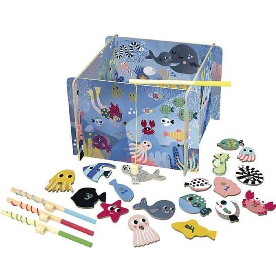 Kids Vilac Puzzles & Jeux De Soci T | P Che La Ligne Magn Tique - Oc An