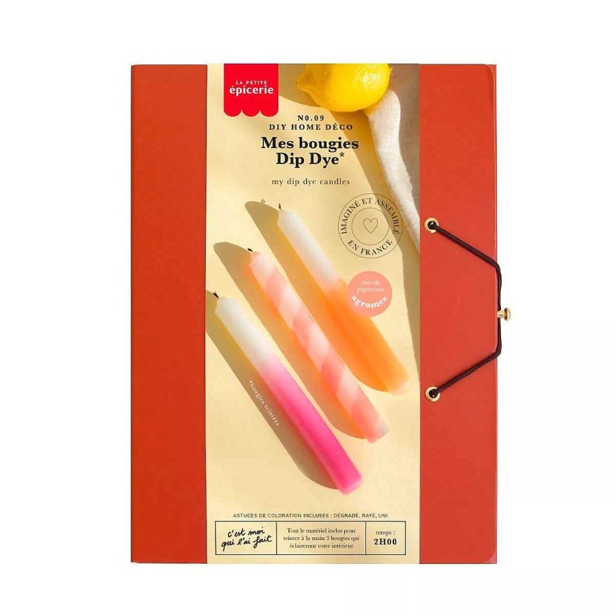 Kids La Petite Epicerie Jeux Cr Atifs, De Loisir | Mes Bougies Dip Dye Agrumes - La Petite Picerie