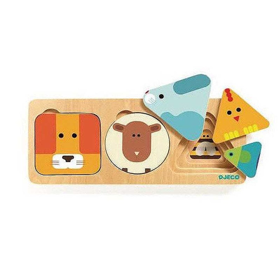 Kids Djeco Puzzles & Jeux De Soci T | Puzzle En Bois - Animabasic