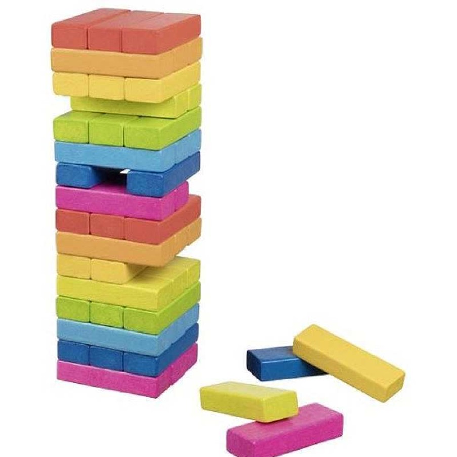 Kids Goki Puzzles & Jeux De Soci T | Jenga - Arc En Ciel