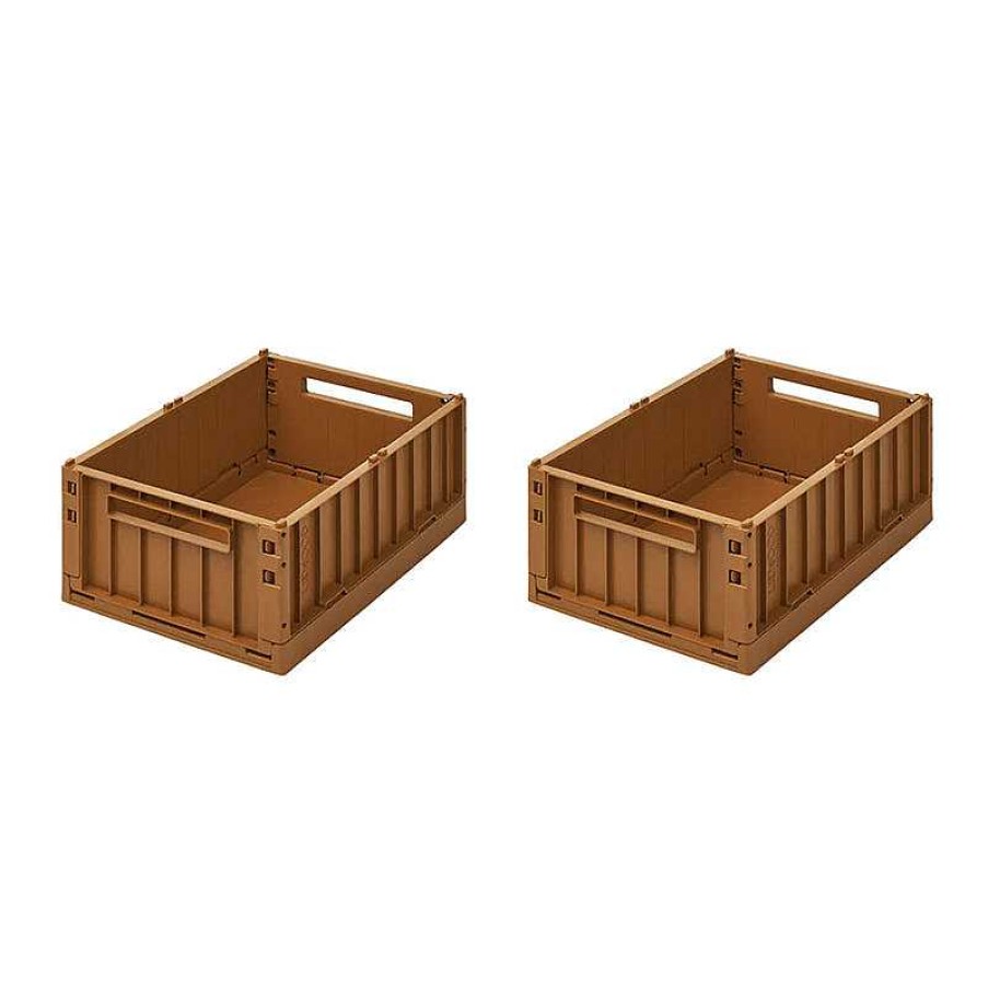 Kids Liewood Rangement Enfant | Cagette De Rangement - Golden Caramel