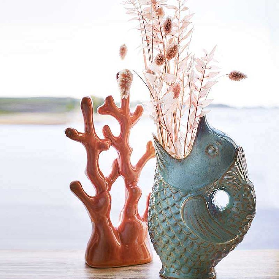 Maison & D Coration Madam Stoltz Vases | Vase Poisson - Vert