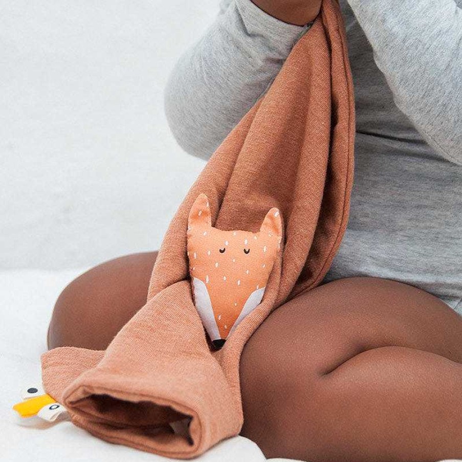 Kids Trixie Baby Doudous & Peluches | Doudou Plat Renard - Trixie Baby