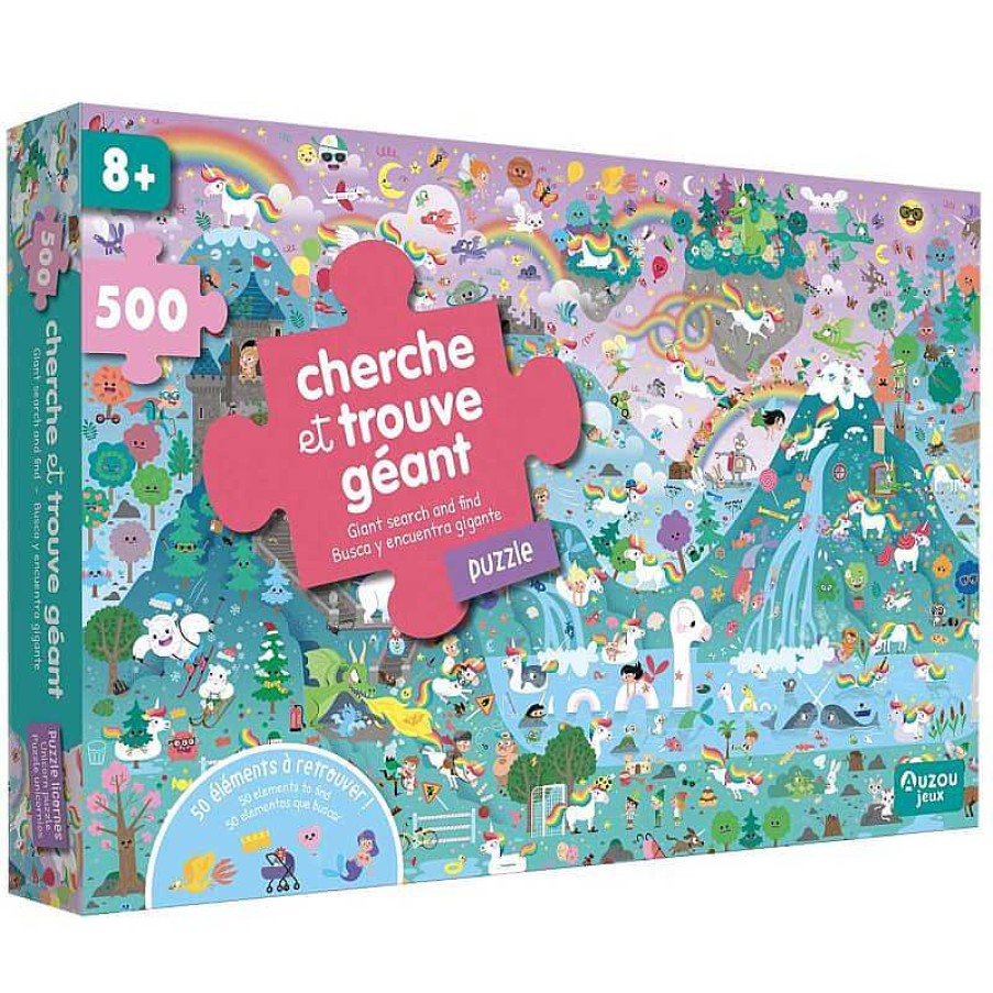 Kids Auzou Puzzles & Jeux De Soci T | Puzzle Cherche Et Trouve G Ant - Auzou