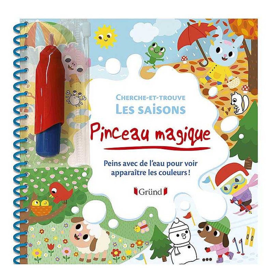 Lifestyle Grund Livres Pour Enfants | Livre - Les Saisons Pinceau Magique - Gr Nd