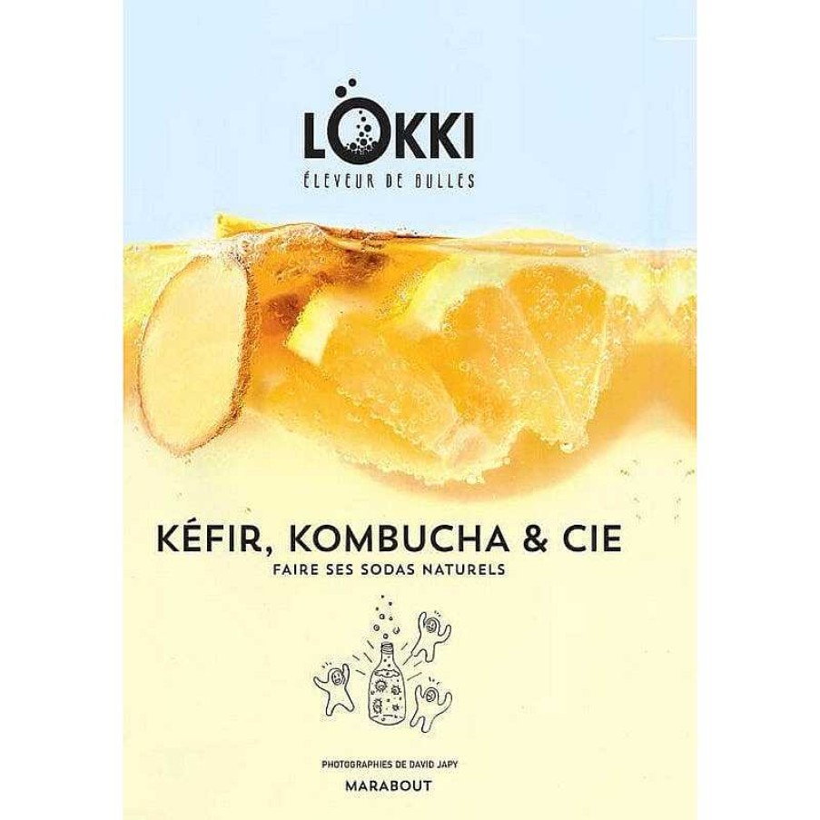 Lifestyle Marabout Livres Lifestyle | Livre - Kefir, Kombucha Et Cie