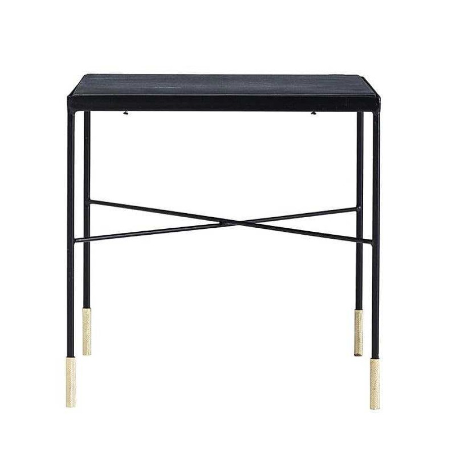 Maison & D Coration House Doctor Petit Mobilier | Table Basse Contemporaine - Noir Et Dor