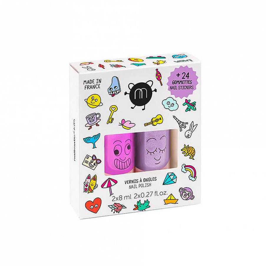 Kids Nailmatic | Set 2 Vernis Eau - Wow