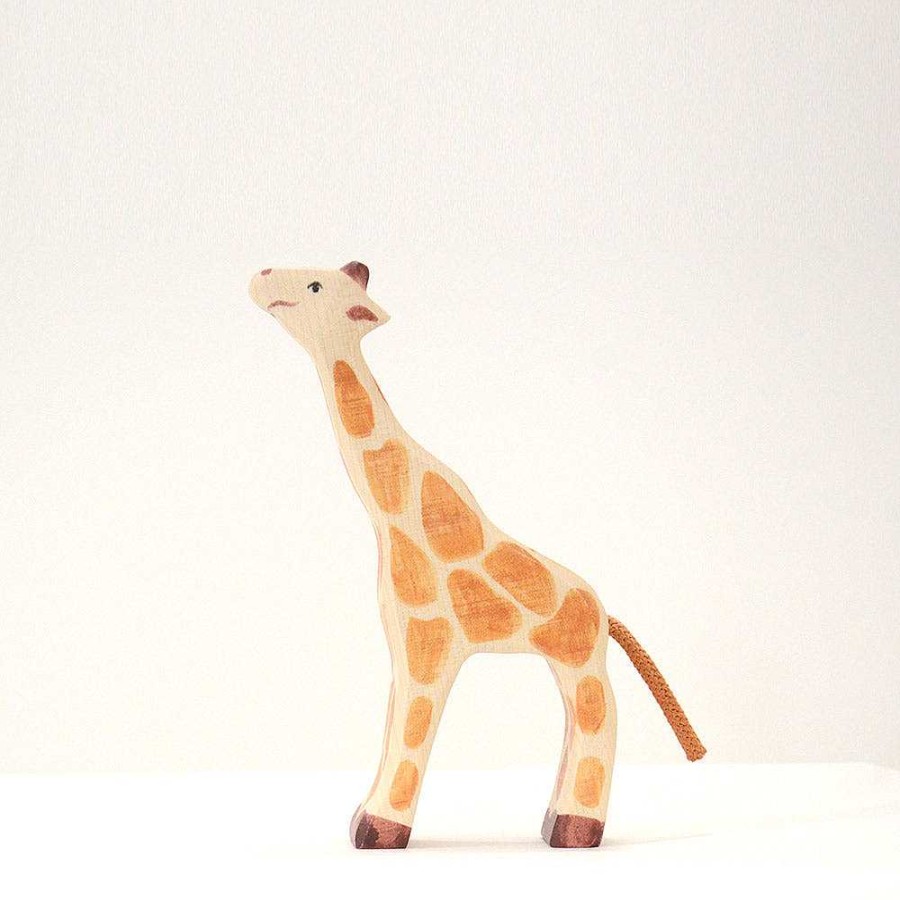 Kids Holztiger Figurines | Figurine En Bois - Petite Girafe