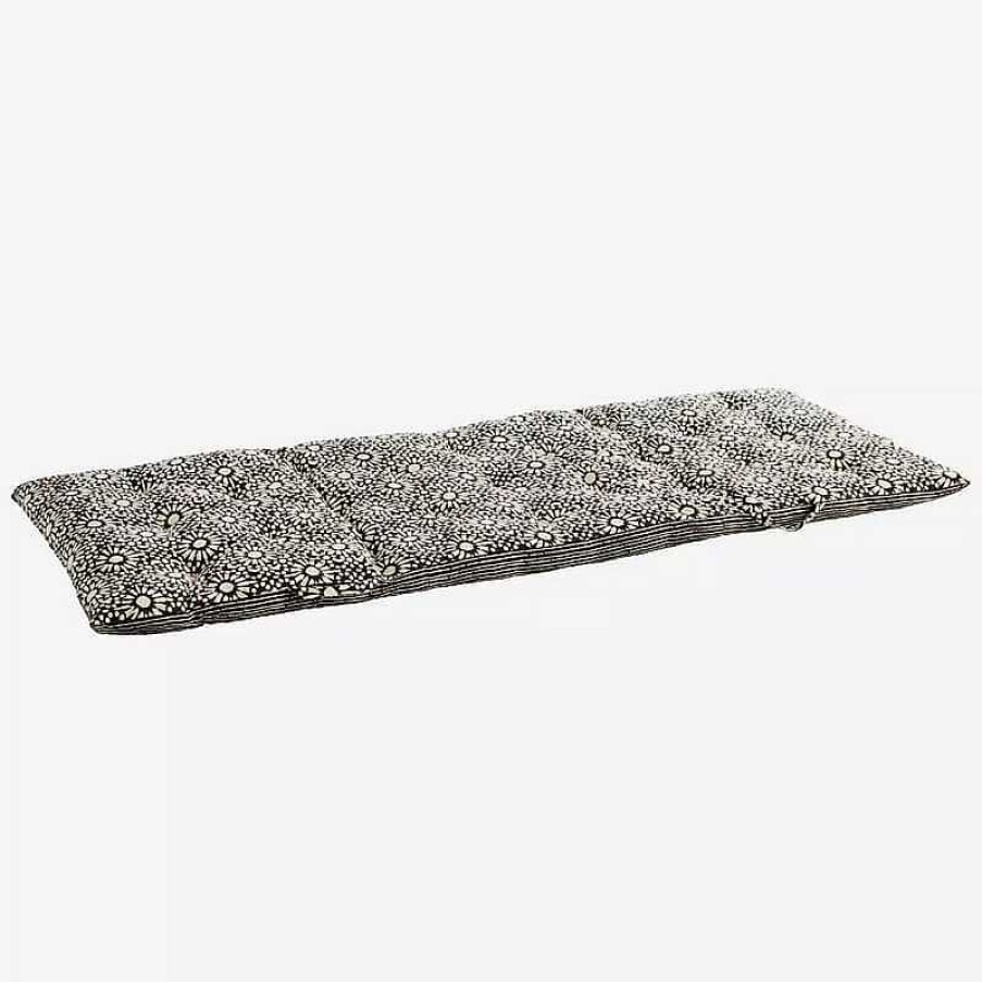 Maison & D Coration Madam Stoltz Plaids, Matelas De Sol | Dredon Noir Et Blanc - Madam Stoltz