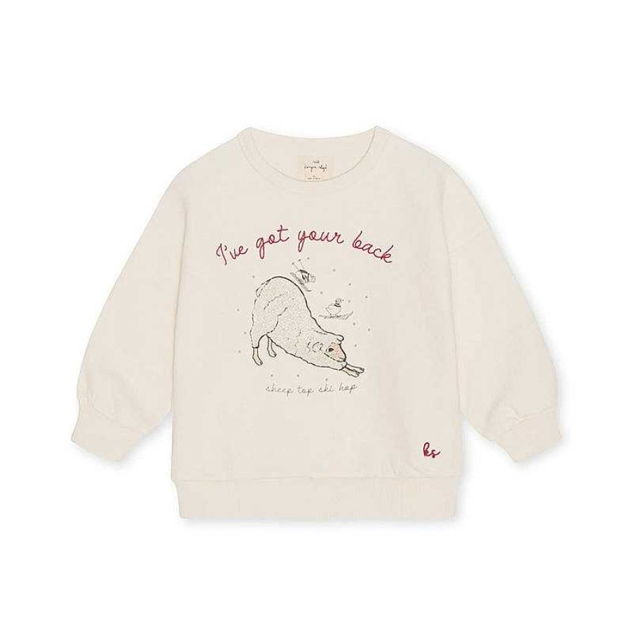 Kids Konges Slojd Hauts | Sweatshirt Lou Antique Blanc - Konges Slojd