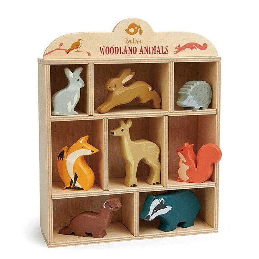 Kids Tender Leaf Jouets Co-Responsables | Set Animaux De La For T En Bois - Tender Leaf