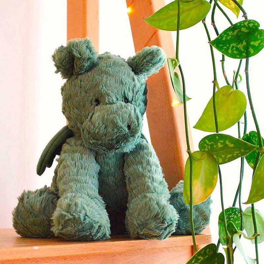 Kids Jellycat Doudous & Peluches | Doudou Fuddlewuddle - Dragon