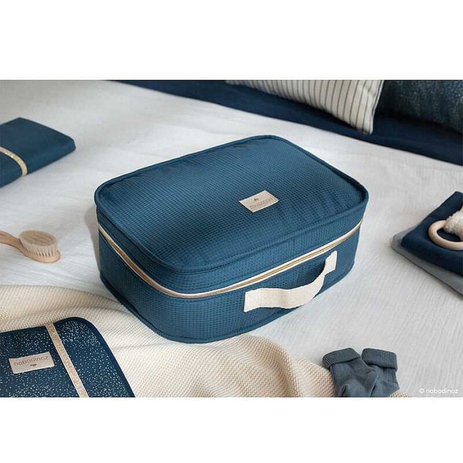 Kids Nobodinoz Sacs Langer | Valise De Maternit Pour B B Night Blue - Nobodinoz