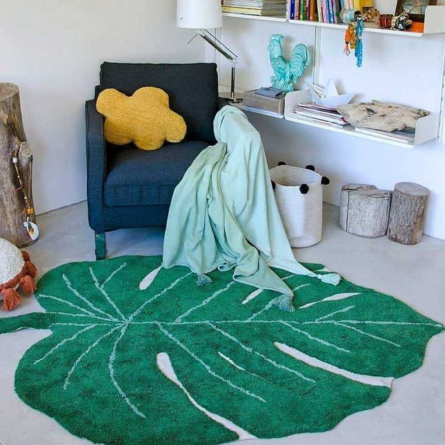 Kids Lorena Canals Tapis De Jeu, D' Veil & Chambre Enfant | Tapis Feuille De Monstera