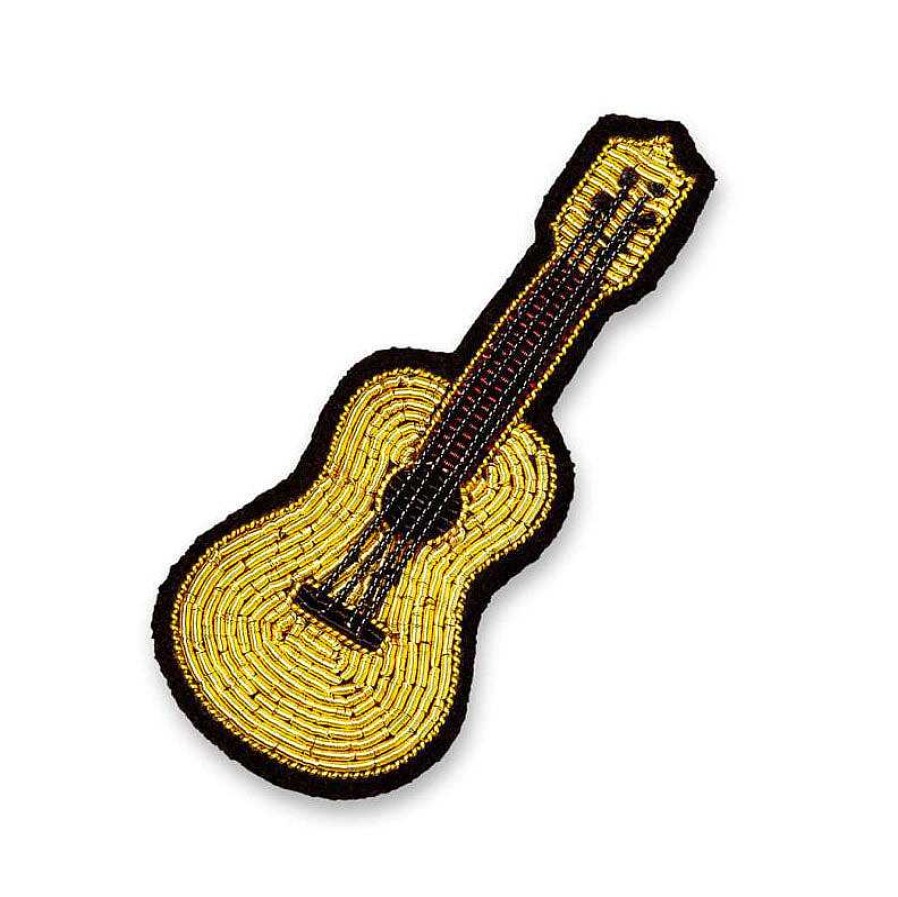 Femmes Macon et Lesquoy Broches & Pin'S | Broche Brod E - Guitare Acoustique