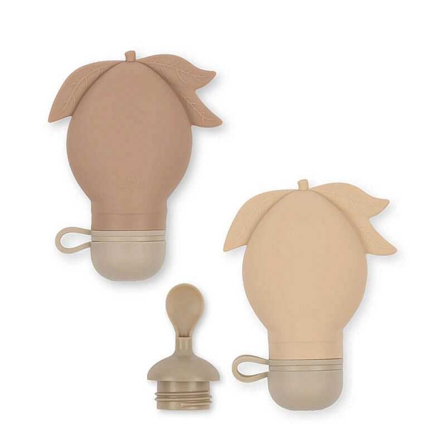 Kids Konges Slojd Bo Tes Go Ters | Lot 2 Poches Smoothie Beige/Coquillage - Konges Slojd