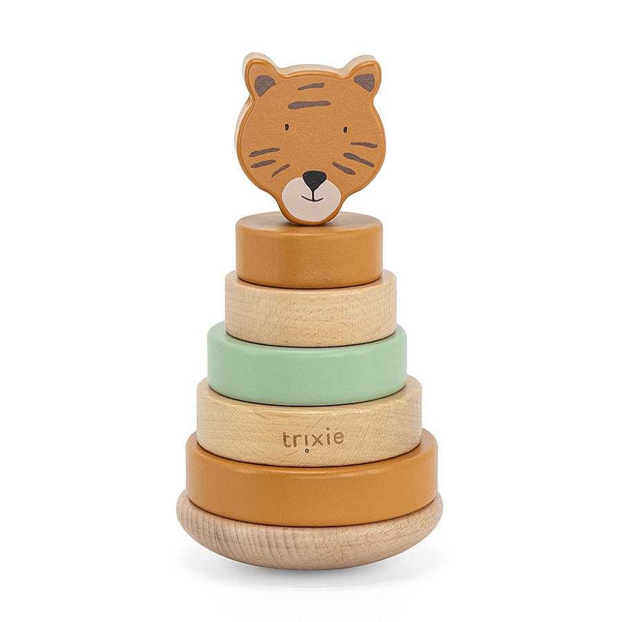 Kids Trixie Baby Jouets D' Veil | Tour Empiler Tigre - Trixie Baby