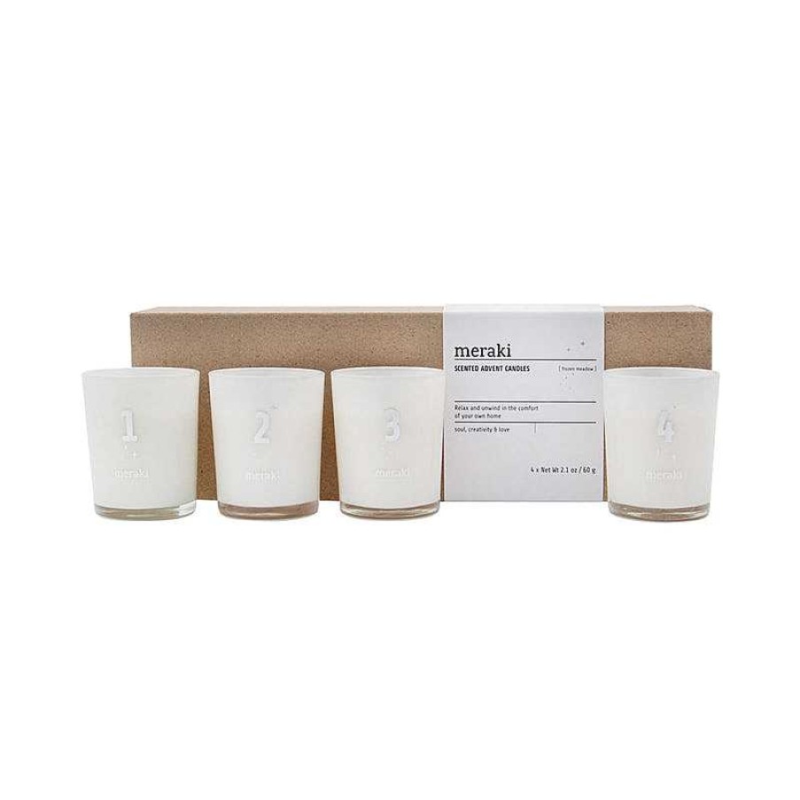 Maison & D Coration Meraki Bougies Parfum Es | Set Bougies Parfum Es Calendrier De L'Avent - Meraki