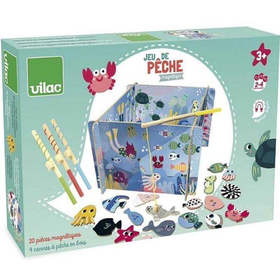 Kids Vilac Puzzles & Jeux De Soci T | P Che La Ligne Magn Tique - Oc An