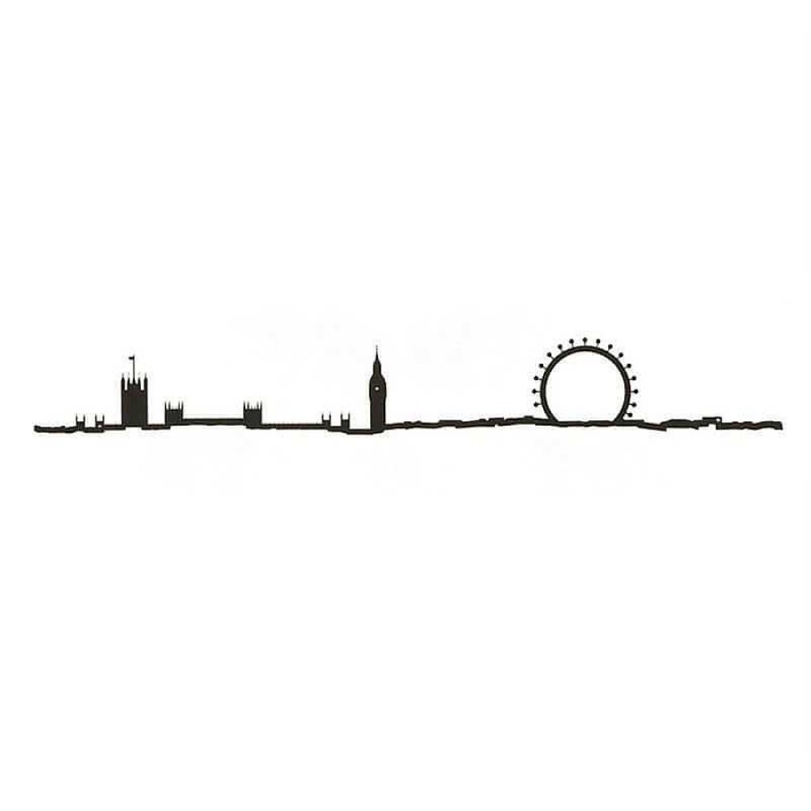 Maison & D Coration The Line Silhouettes De Villes | Silhouette Londres - Noir