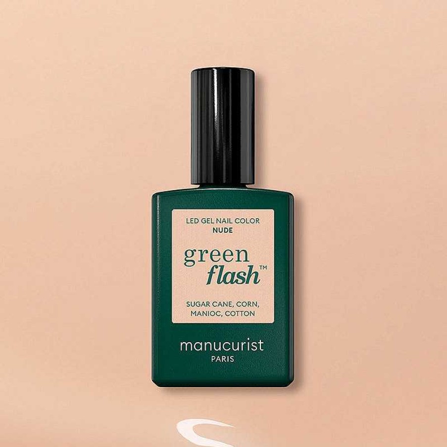 Femmes Manucurist Vernis Ongles | Manucurist - Vernis Led Green Flash Nude