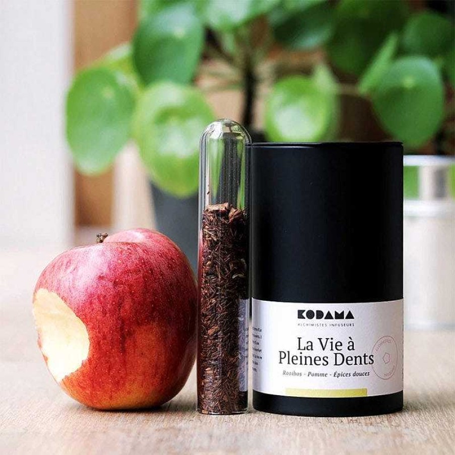 Epicerie Fine Kodama | La Vie Pleine Dents Bio - Rooibos, Pommes, Pices Douces