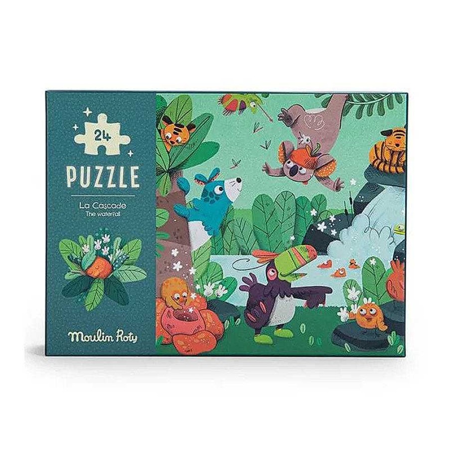 Kids Moulin Roty Puzzles & Jeux De Soci T | Puzzle Phosphorescent La Cascade - Moulin Roty