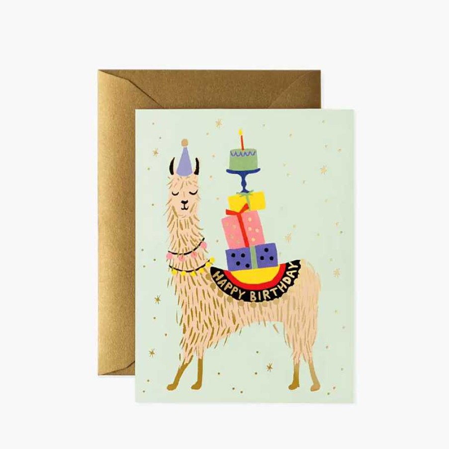 Lifestyle Rifle Paper Co. Anniversaires | Carte D'Anniversaire - Lama