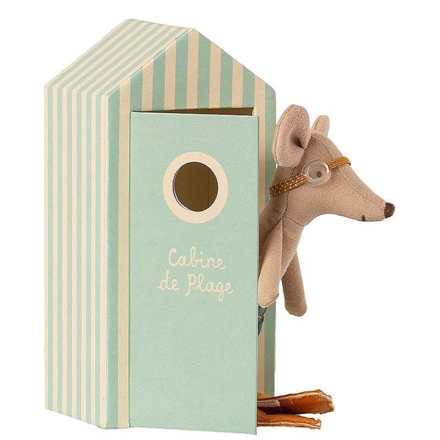 Kids Maileg Figurines | Figurine Souris - Grand Fr Re La Plage