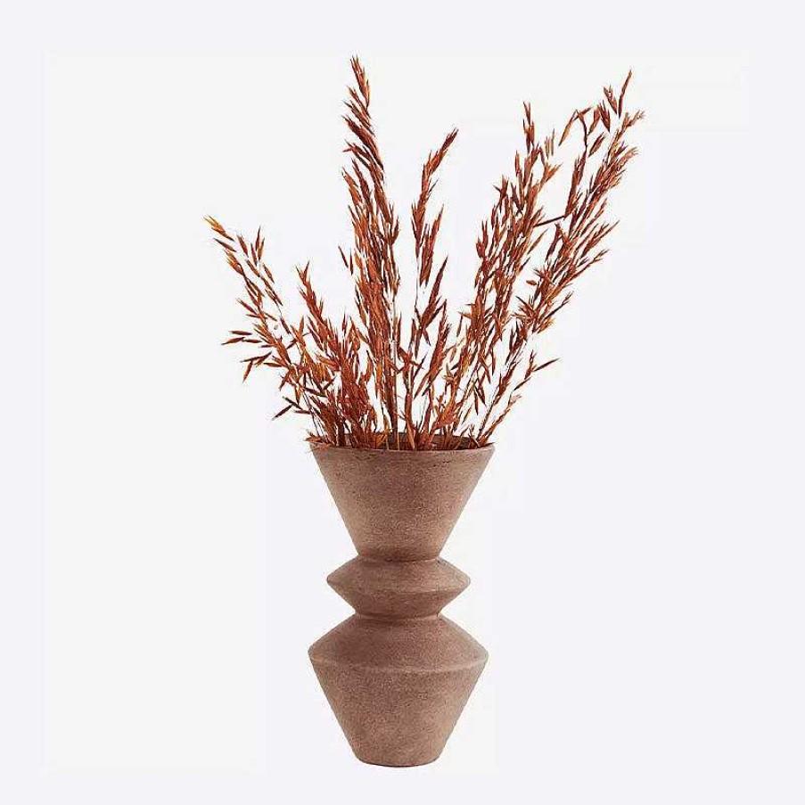 Maison & D Coration Madam Stoltz Vases | Madam Stoltz - Vase En Terre Cuite Terracotta