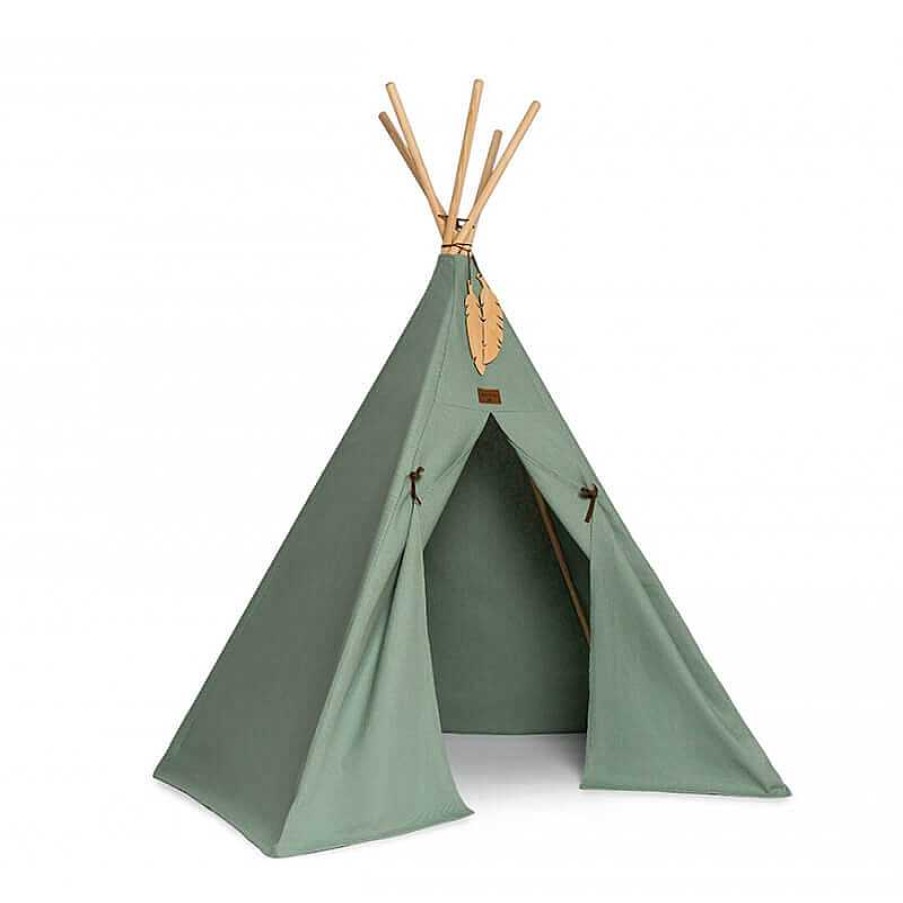 Kids Nobodinoz Cabanes & Tipis | Tipi Nevada Eden Green - Nobodinoz