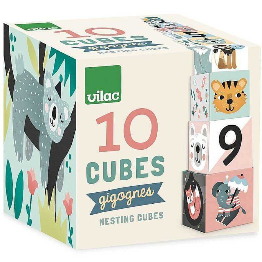 Kids Vilac Jouets D' Veil | Cubes Gigognes - Les Animaux