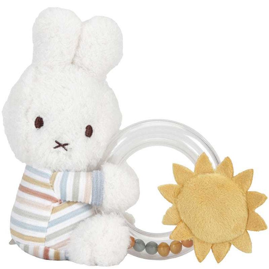 Kids Little Dutch Hochets | Hochet Miffy Avec Anneau - Vintage Sunny - Little Dutch